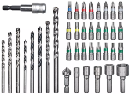 EINHELL Set burgija, adaptera i bitova, L-Box, 39 komada 49108956 - 1
