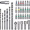 Set burgija, adaptera i bitova, L-Box, 39 komada - 1