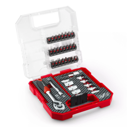 Set bitova i gedora L-Case 1/4″ 25mm 37/1 - 1