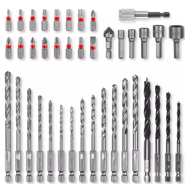 EINHELL Set bitova i burgija + S2-E6.3-1/4" L-Case 40/1 49109053 - 2