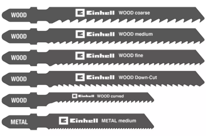 EINHELL 10-delni set reznih listova za ubodnu testeru 49617350 - 1