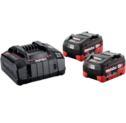 Metabo Basic Set baterija 2×5.5Ah 18V brzi punjač ASC 145 - 1