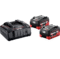 Metabo Basic Set baterija 2×5.5Ah 18V brzi punjač ASC 145 - 1
