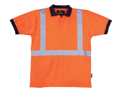 Signalizirajuća polo majica kratki rukav YARD narandžasta - 1