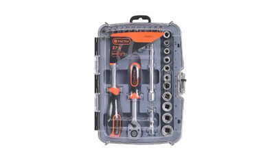 Set 37 del. nasadnih ključeva sa čegrtaljkom 1/4″ HEX/mm - 2