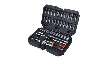 Set 46 del. nasadnih ključeva sa čegrtaljkom 1/4″ HEX/mm - 3
