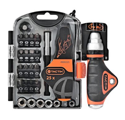 Set 25 del. nastavaka sa odvijačem „TORQ“ 1/4″ - 1