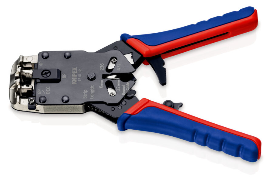 KNIPEX Klešta za stiskanje Western priključaka 190mm 97 51 12 - 4