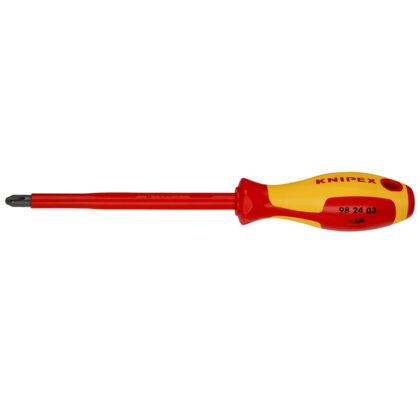 KNIPEX 1000V VDE izolovan odvijač/šrafciger PH3 x 150mm 98 24 03 - 1
