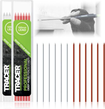 TRACER grafitne mine crvene i bele boje, 2,8 mm – 12 komada - 1