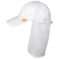 BROKULA CAREWEAR UV kapa za odrasle bela, ONE SIZE - 1