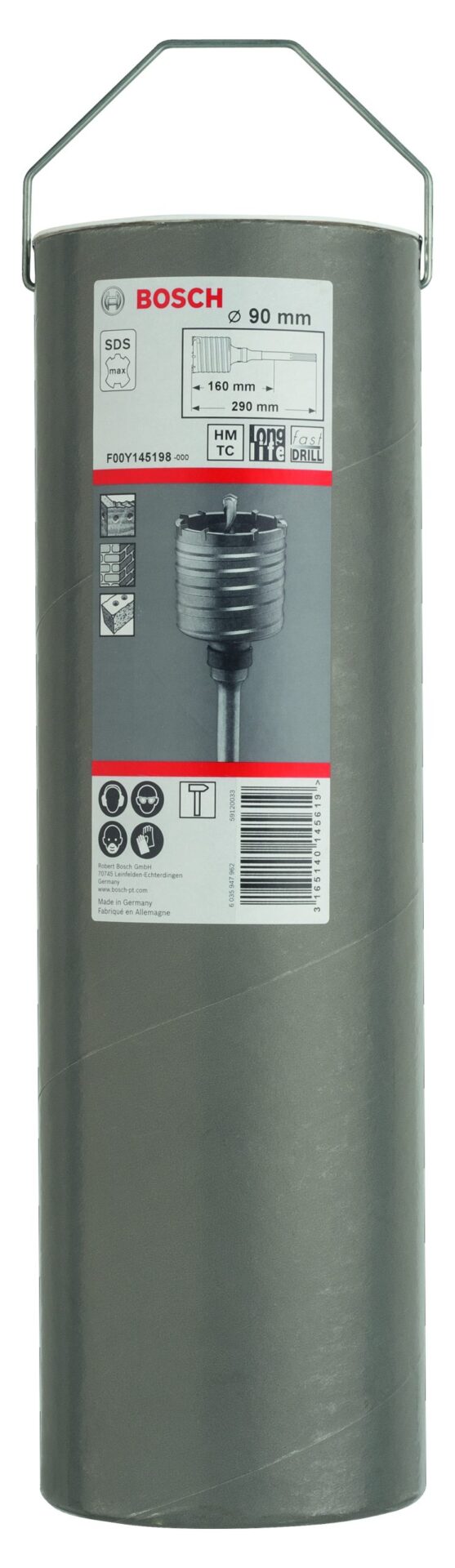 BOSCH Krune za bušenje SDS max-9, jedan komad F00Y145198 - 2