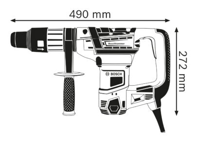 Elektro-pneumatski čekić za bušenje sa SDS max prihvatom  GBH 5-40 D - 3