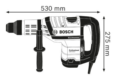 Elektro-pneumatski čekić za bušenje sa SDS max prihvatom  GBH 8-45 D - 3