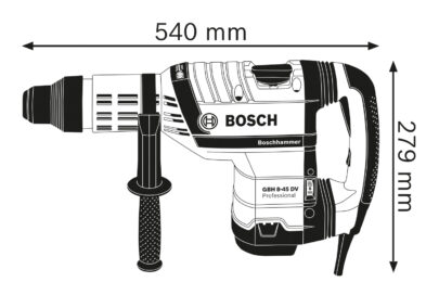 Elektro-pneumatski čekić za bušenje sa SDS max prihvatom  GBH 8-45 DV - 3