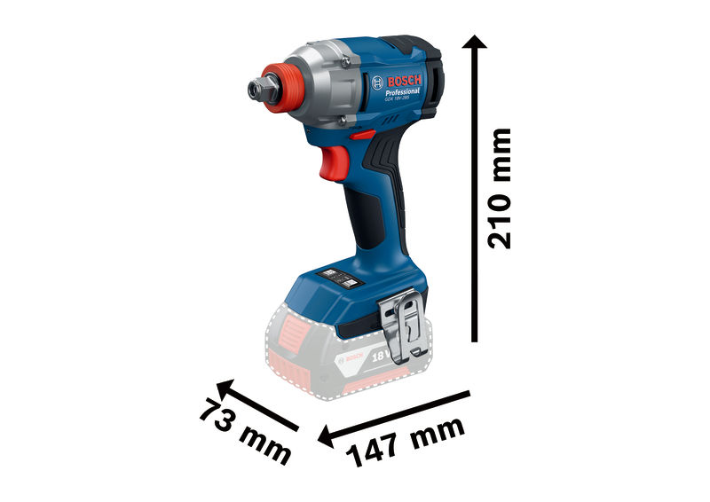 BOSCH Komplet od 3 alata od 18 V: GSR + GDX + GBH + 3x5,0 Ah + GAL 12V/18V-80 0615A50093 - 4