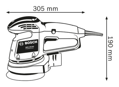 Ekscentar brusilica/šlajferica GEX 34-125 - 3