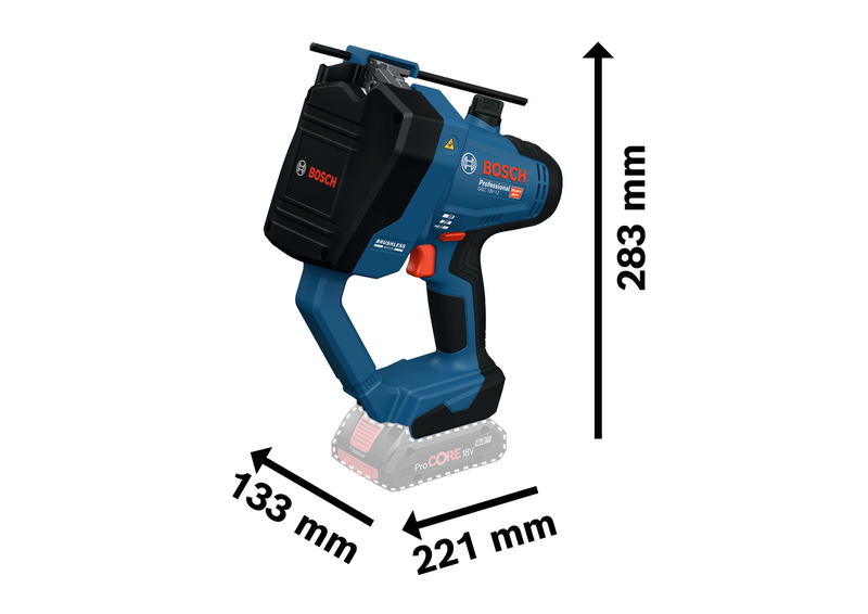 BOSCH GGC 18V-12 Akumulatorski sekač navojnih šipki 06019M8001 - 5