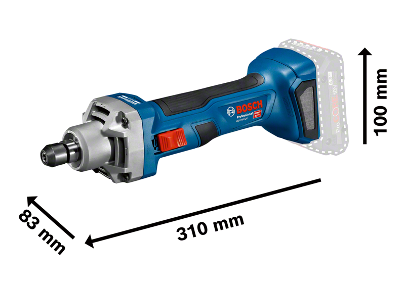 BOSCH GGS 18V-20 Akumulatorska ravna brusilica 06019B5401 - 2