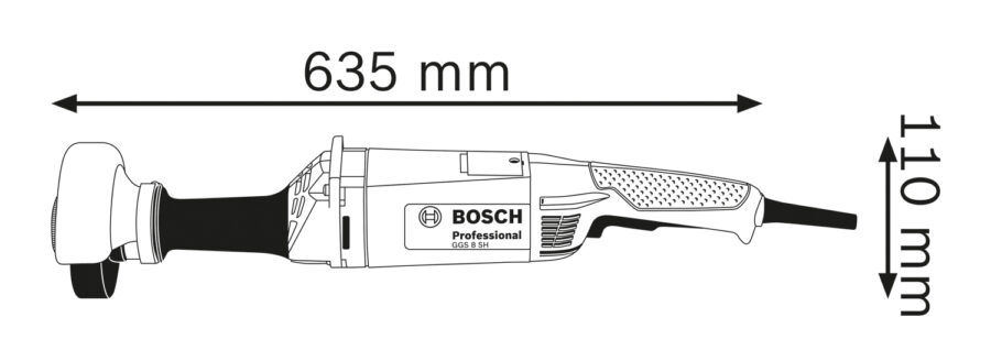 BOSCH GGS 8 SH Professional Ravna brusilica 0601214300 - 2