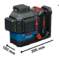 Laser za linije GLL 18V-120-33 CG - 2
