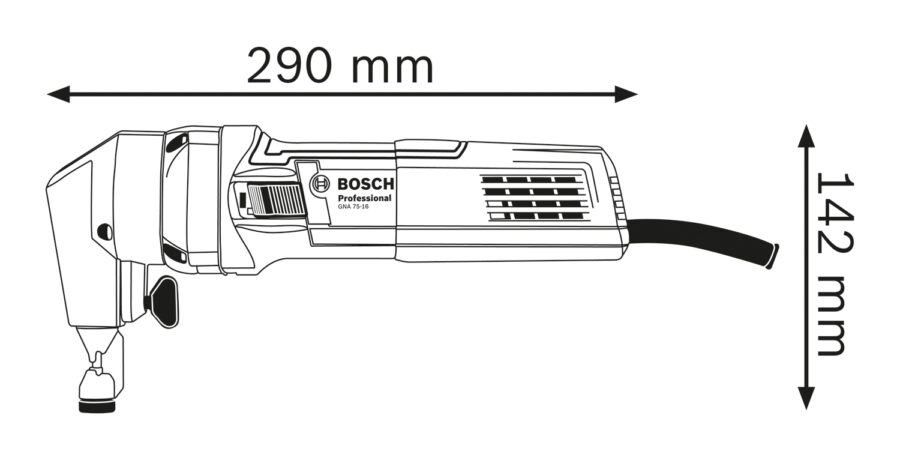 BOSCH GNA 75-16 Grickalica za lim 0601529400 - 3
