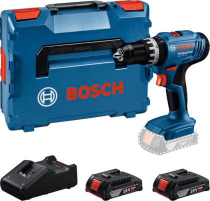 BOSCH Akumulatorska vibraciona bušilica-odvrtač GSB 18V-25 + 1 x GAL 18V-40 Professional + 2 x akumulator GBA 18V 2.0Ah 06019K9302 - 1
