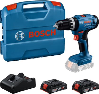 BOSCH Akumulatorska vibraciona bušilica-odvrtač GSB 18V-25 + 2 x akumulator GBA 18V 2.0Ah + Punjač GAL 18V-20 Professional 06019K9303 - 1