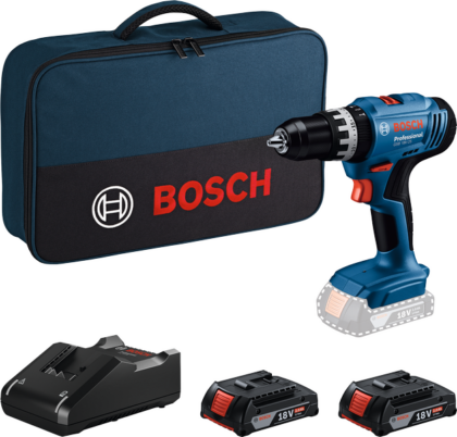 BOSCH Akumulatorska vibraciona bušilica-odvrtač GSB 18V-25 + 1 x GAL 18V-40 Professional + 2 x akumulator GBA 18V 2.0Ah 06019K9306 - 1