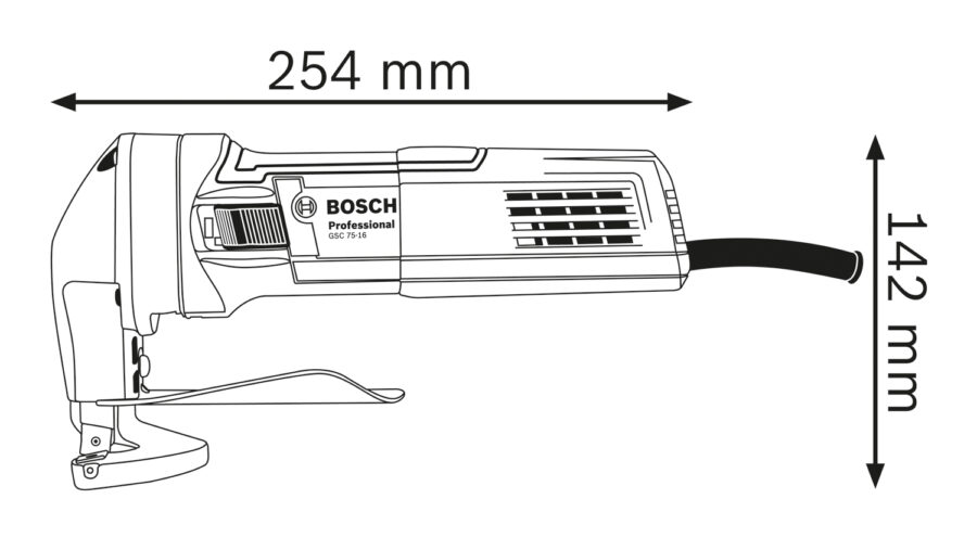 BOSCH GSC 75-16 Makaze za lim 0601500500 - 2