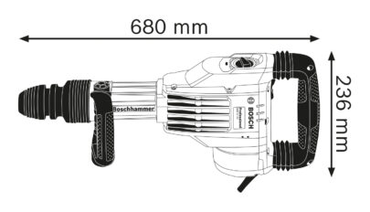 Elektro-pneumatski čekić za štemovanje sa SDS max prihvatom  GSH 11 VC - 3