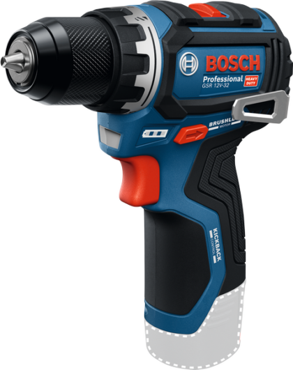 BOSCH GSR 12V-32 Akumulatorska bušilica-odvrtač - Solo, karton 06019N7000 - 1
