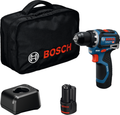 BOSCH Akumulatorska bušilica-odvrtač GSR 12V-32 + 2 x 2,0 Ah akumulator + Punjač GAL 12V-20 Professional 06019N7003 - 1