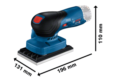 Akumulatorska vibraciona brusilica/šlajferica GSS 12V-13 – Solo, L-Boxx - 3