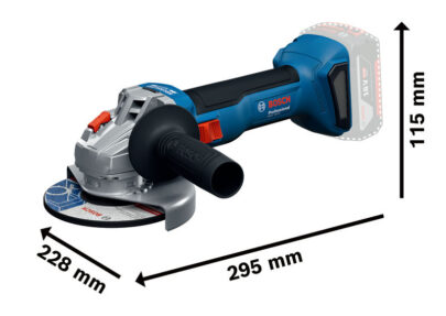 Komplet od 3 alata od 18 V: GSR 18V-65 + GBH 18V-22 + GWS 18V-8 + 2x GBA 5.0 Ah + Brzi punjač GAL 18V-40 Professional - 6