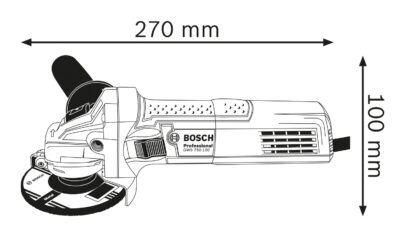 Ugaona brusilica GWS 750-125 Professional - 3