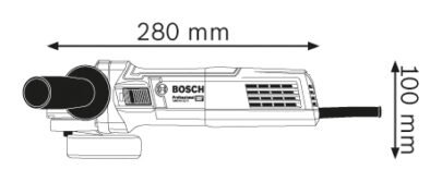 Ugaona brusilica GWS 9-115 S Professional - 2