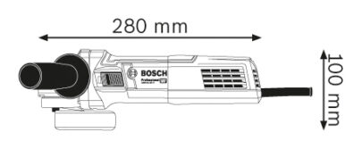 Ugaona brusilica GWS 9-125 S Professional - 2
