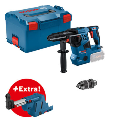 BOSCH Akumulatorski elektro-pneumatski čekić za bušenje sa SDS plus prihvatom GBH 18V-28 CF + GDE 0611921004 - 1
