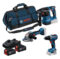 Komplet od 3 alata od 18 V: GSR + GWS + GBH + 2 x GBA 18V 4.0 Ah + GAL 18V-40 - 1