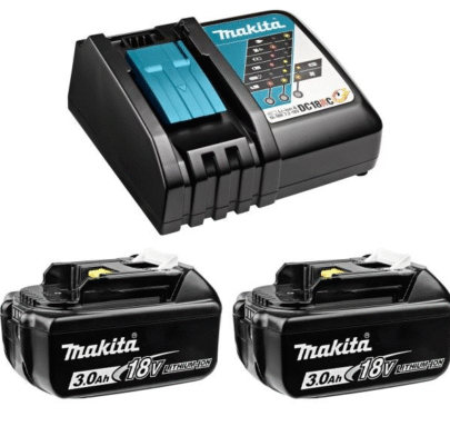 Makita SET 7 – 2 baterije 18V 3.0Ah BL1830B + punjač DC18RC - 1