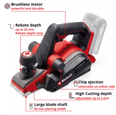 EINHELL Akumulatorsko rende TP-PL 18/3 Li BL + 2,5 Ah Starter Kit - 3