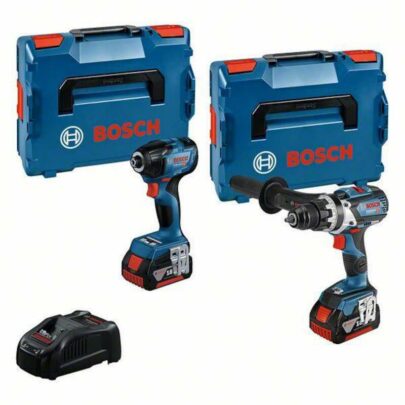 Set alata od 18 V: GSR 18V-110C + GDR 18V-210C + 2x baterija GBA 18V 5.0Ah + Punjač  GAL 1880 CV - 1