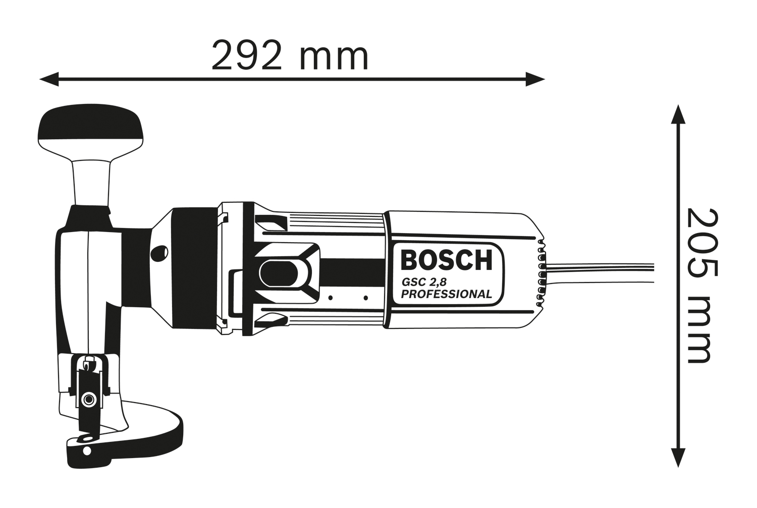 BOSCH GSC 2,8 Makaze 0601506108 - 3