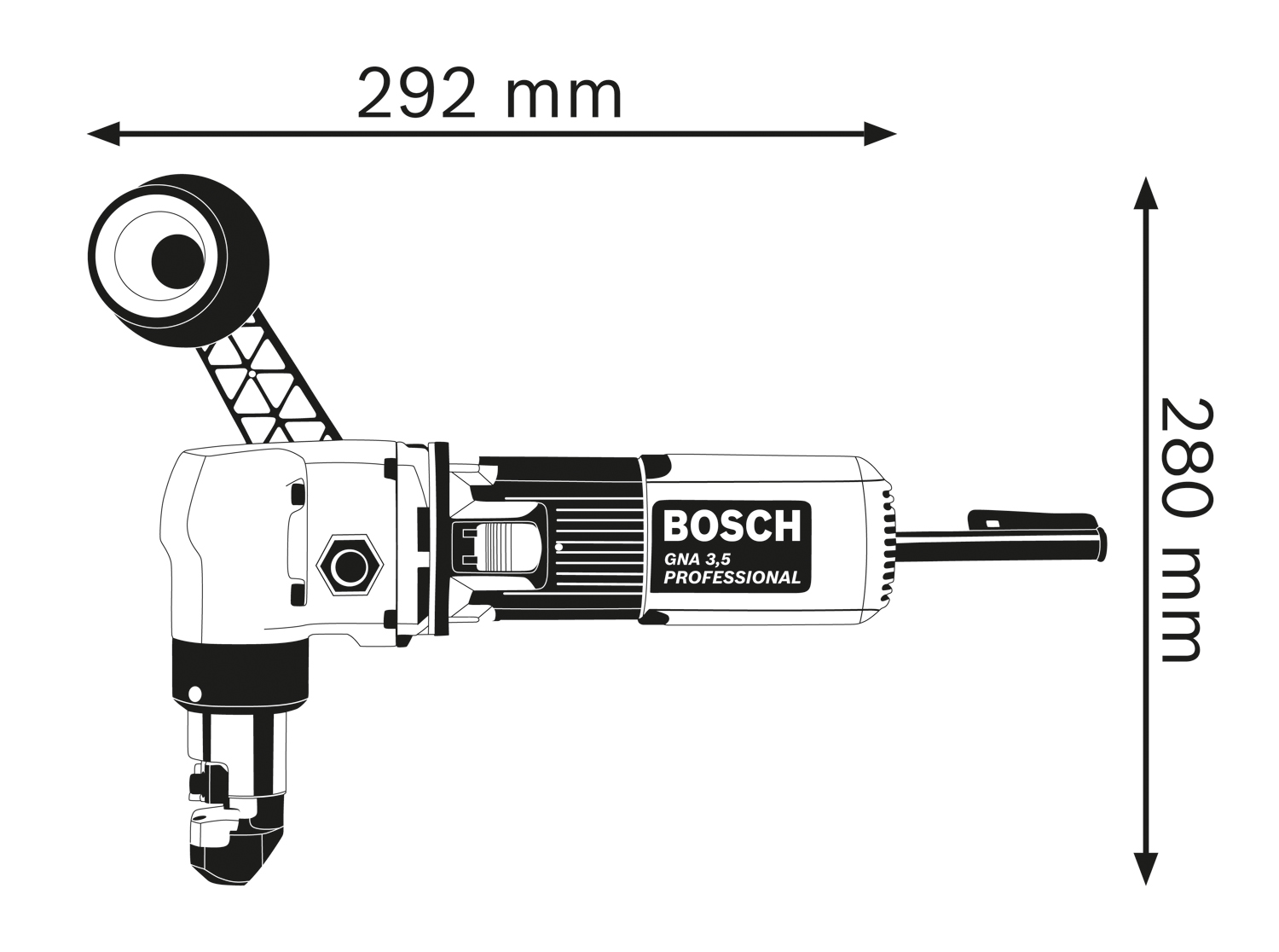 BOSCH GNA 3,5 Grickalica za lim 0601533103 - 2