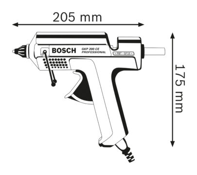 Pištolj za lepljenje GKP 200 CE - 2