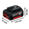 Komplet od 3 alata od 18 V: GSR 18V-45+GWS 18V-8+GBH 18V-22+3×4,0 Ah+GAL 18V-40 - 2