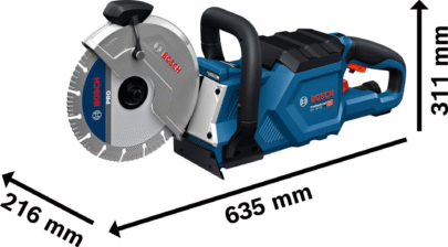 Akumulatorsko sečenje i brušenje GCS 18V-230 Professional - 2