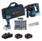 Komplet od 2 alata od 18 V: GSR 18V-45 + GBH 18V-22 + 45-delni set bitova odvrtača + 3-delni SDS plus-5 set hamer burgija + 2 x GBA 18V 4.0 Ah + GAL 18V-40 sve u kartonu - 1