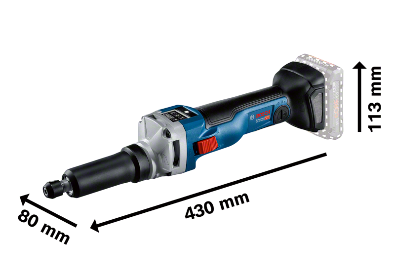 BOSCH GGS 18V-10 SLC Akumulatorska ravna brusilica 06012B4001 - 3